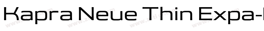 Kapra Neue Thin Expa字体转换